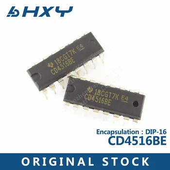 10 бр. CD4516BE, директно се включат DIP-16, двоичен брояч, логически чип за IC