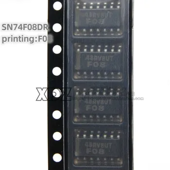 10 бр./лот SN74F08DR SN74F08D коприна ситопечат F08 СОП-14 предпоставка Оригинален автентичен логически чип