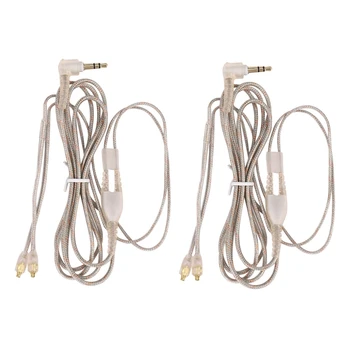 2 Сменяеми кабела за слушалки Shure Se215 Ue900 W40 Se425 Se535