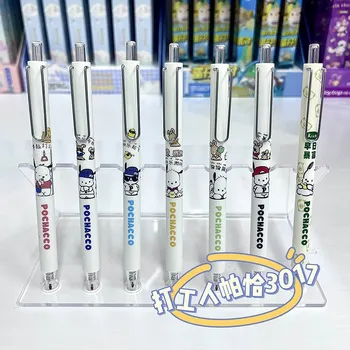 24 бр. Гел химикалки Sanrio Hello Kitty Cinnamoroll Pachacco, Неутрална дръжка за писма, Канцеларски материали, Офис консумативи, Ученически пособия