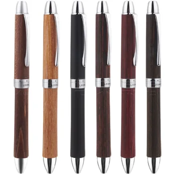 Japan PILOT 2 + 1 Многофункционална Дървена химикалка писалка Хипопотама BTHL-3SK 0,7 мм, 1 бр./лот