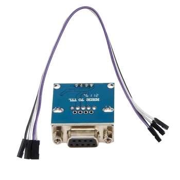 MAX3232 Сериен порт RS232 модул конвертор TTL DB9 с конектор DB9 С 4 Преходни кабели
