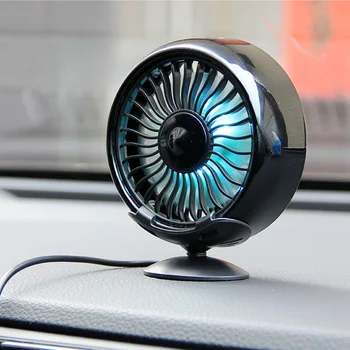 Авто Охлаждащ вентилатор USB Micro Air Circulator Вентилатор, Въртящ се на 360 Градуса, Електрически Автомобили Chiller, 3 Скорости, безшумен Кола, Аксесоари за товарни автомобили