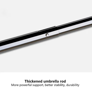 Здрав чадър с ребра, Увеличава диаметър 108 см, Автоматичен UV-Чадър със защита от вятър и дъжд, Bumbershoot