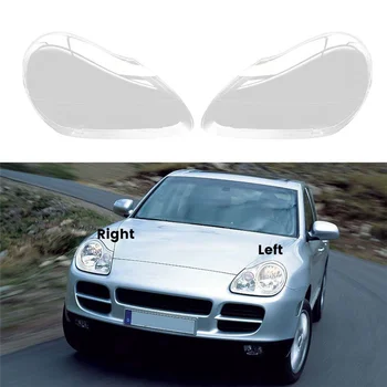 Корпус дясната фарове на автомобил, лампа, прозрачна капачка за обектива, капачка фарове за Porsche Cayenne 2005 2006
