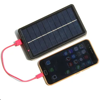 Многофункционално слънчево зарядно Mobile power зарядно устройство за мобилен телефон може да се зарежда от 1 до 2 батерии 18650