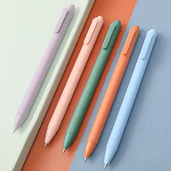 Однотонная гел писалка за студенти в ретро стил, гел писалка 0,5 мм
