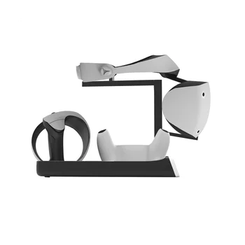 Поставка за зареждане на писалки PS VR2, поставка за съхранение на шлем за виртуална реалност, многофункционално зарядно устройство VR2, поставка за зареждане на писалки