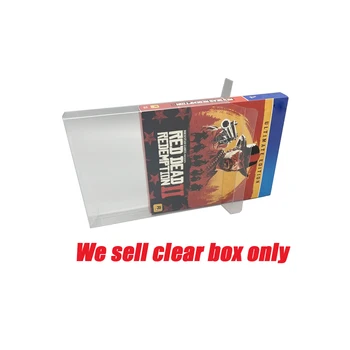 Прозрачна витрина за PS4 Red dead redemption 2 игрална скоростна специален пластмасов коллекционный кутия за съхранение на защитна кутия за домашни любимци