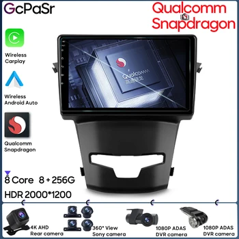 Радиото в автомобила Qualcomm Android За SsangYong Korando 3 Actyon 2 2013-2017 GPS Навигация Авто Стерео Видео Мултимедиен Плейър, Wifi