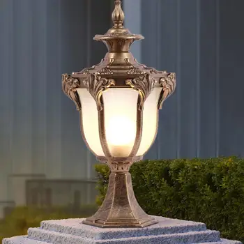 Ретро лампа на колумб, водоустойчив уличен лампа за вътрешния двор