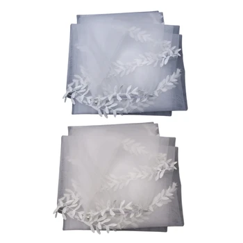 Сватбени ръкави, E15E, Бели ръкави, ръчно изработени за младоженци, покриващи елегантни сватбени аксесоари