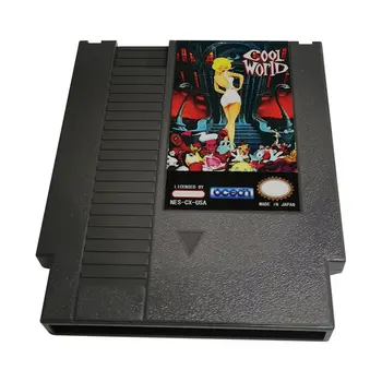 Серия от игри Cool World за NES, 8-битова игра карта 72Pin, игри касета версия за PAL и САЩ