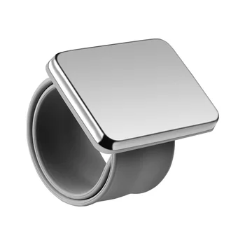 Силиконов фризьорски каишка Healifty, магнитен желязната гривна за фризьорски принадлежности (сив)