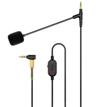 Сменяеми кабела в оплетке с външния микрофон за слушалки Sony WH-1000XM4 WH-1000XM3 WH-1000XM2 MDR-1AM2